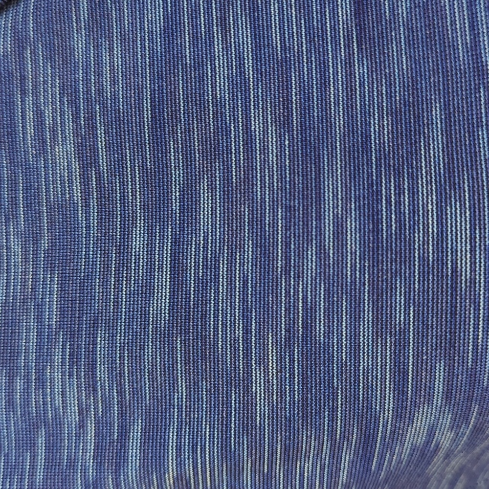 Blue Space Dye Asymmetrical Zipper Athletic Activewear Jacket LARGE Blue - Picture 4 of 13